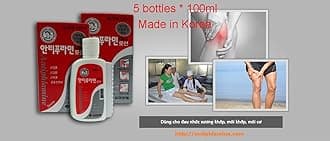 5 bottles * 100ml - Antiphlamine Korea Massage Oil 100ml - Relieve Pain KOREA