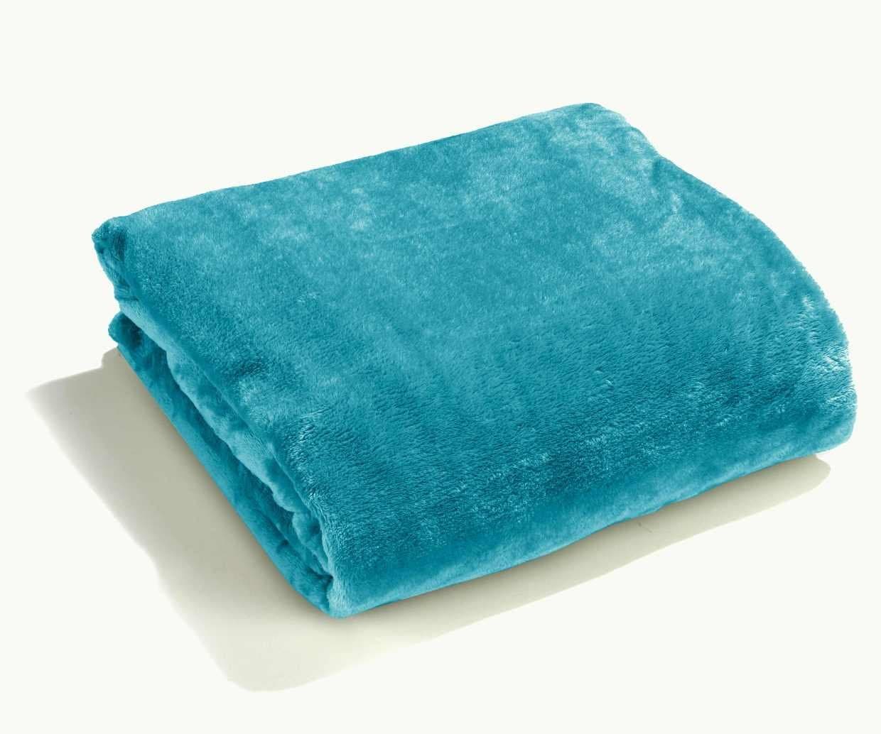 Large Extra Large Super Soft Plush Blanket 150 x 200 cm Microfibre Flannel Blanket Cosy and Warm, Light, Lint-Free, Top-QualityType 176, Polyester, petrol, Height x Width 150 x 200 cm