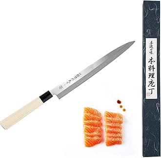 JapanBargain S1560, Japanese Yanagiba Sashimi Sushi Knife, 300mm