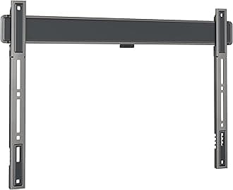 Vogel's TVM 5605 Extremely Flat TV Wall Bracket for 40-100 inch TVs, Max. 220 lbs, TV Bracket max. VESA 600x400, Universally Compatible, Distance to The Wall only 0.59 inch