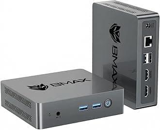 Bmax B3 Mini PC 256GB SSD 8GB LPDDR4, Intel 11th Gen N5095 Processor (up to 2.9GHz) 4C/4T