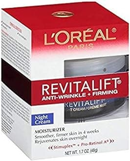 L’Oréal Paris L'Oreal RevitaLift Anti-Wrinkle + Firming Night Cream Moisturizer 1.7 oz (Pack of 4)
