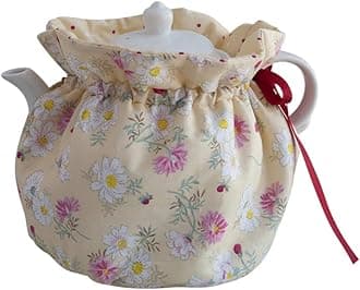 Tea Cosy - Cotton Printed Tea Cosy, Kitchen Tea Pot Dust Cover, Breakfast Warmer, Insulation and Keep Warm, Color#3