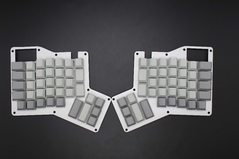 YMDK Cherry Profile Thick PBT Blank Ergodox Keycap Set for Ergo Ergodox Keyboard (Only Keycap)