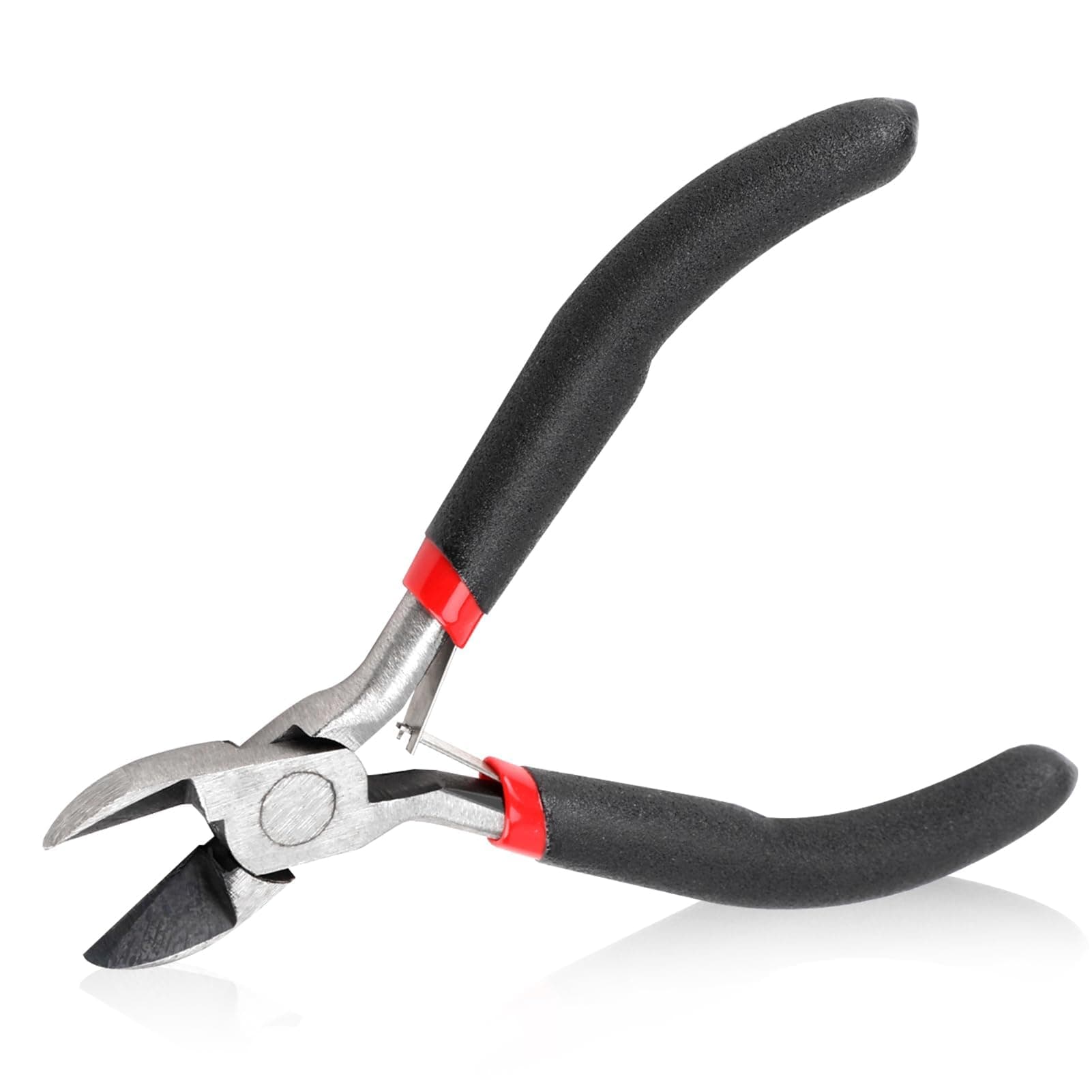 BIGTHREE Wire Cutters, Small Side Cutters for Crafts, Ultra Sharp Side Cutter Tools Clippers with Longer Flush Cutting Edge, Ideal Wire Snips for Crafting, Home DIY Jewelry