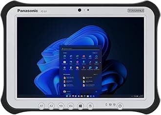 Panasonic Toughpad FZ-G1 MK5, Rugged Tablet, i5-7th Gen, 10.1 inch Touchscreen, 8GB, 256GB, 4G LTE, LAN Port, Long Life Battery, Hand Strap, Win 11 Pro (Renewed)