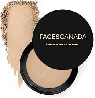 FACESCANADA Faces Canada Weightless Stay Matte Compact Vitamin E & Shea Butter, Spf-20 Sand 04,9 g