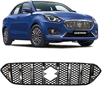CAR SAAZ GTR Style Front Chrome Grill Compatible with Swift Dzire Type-3 (2017-2020)