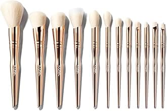 ICONIC LONDON All Angles Brush Set | Blend, Buff and Polish, Seamless Makeup Application, Includes 12 Makeup Brushes