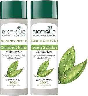 Biotique Bio Morning Nectar Lotion for All Skin Types, 120ml (Pack of 2)
