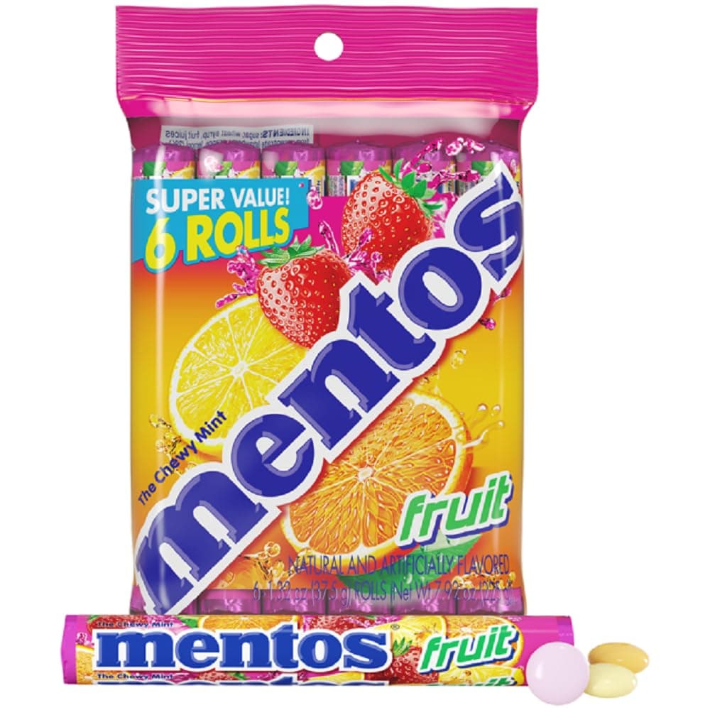 Mentos Fruit Roll (38g) - Pack of 6