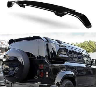 Rear Tail Spoiler Wing Trunk Lip Compatible with Land Rover Defender 2020-2025 90 110 130 L663 L851 ABS Plastic