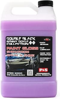 P & S PROFESSIONAL DETAIL PRODUCTS Paint Gloss Showroom Spray N Shine - Professional Car Detailing Spray with Excellent Clay Lubricant, Removes Dirt, Fingerprints, Dust, and Smudges - 1 Gallon