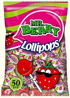 Candy | Sweets from Kenya, Uganda, Tanzania & Rwanda | Big G | Tropical Mint | Toffee | Patco | Lollipops | Ballgum | Eclairs (Mr Berry's Mega Mix Lollipop)