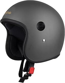 SBH-55 Retro ISI Certified Open Face Helmet for Men and Women