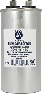 Appli Parts Run Capacitor 45 Mfd uF (microfarads) 370 VAC or 450 VAC Round CON-45-450 Replaces CAP-45-450
