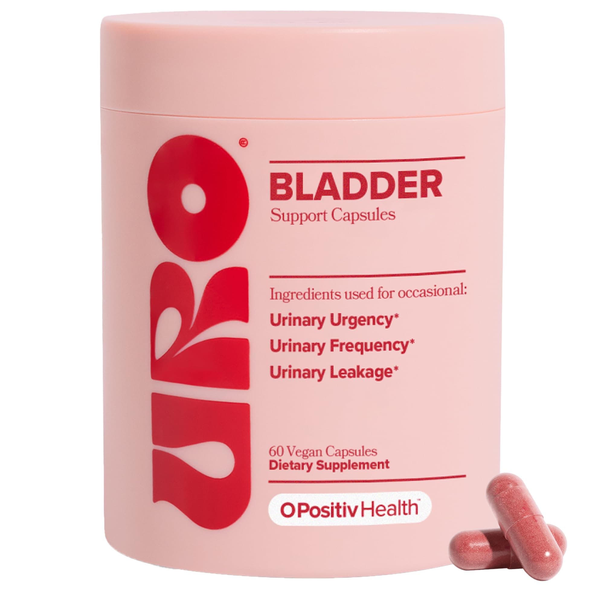 URO Bladder Control Supplement for Urinary Urgency, Frequency, Leakage with Pumpkin Seed Extract, Soy Germ Extract, Saw Palmetto, 30 Servings (Pack of 1)