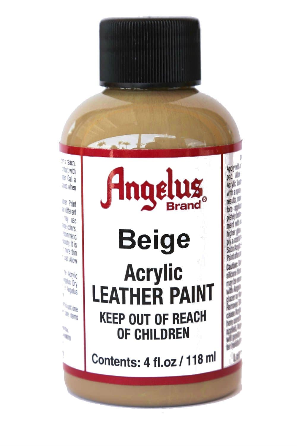 Acrylic Leather Paint Beige 4oz