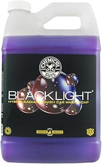 CWS619 Black Light Foaming Car Wash Soap (Works with Foam Cannons, Foam Guns or Bucket Washes) Safe for Cars, Trucks, Motorcycles, RVs & More, 128 fl oz (1 Gallon), Black Cherry Scent