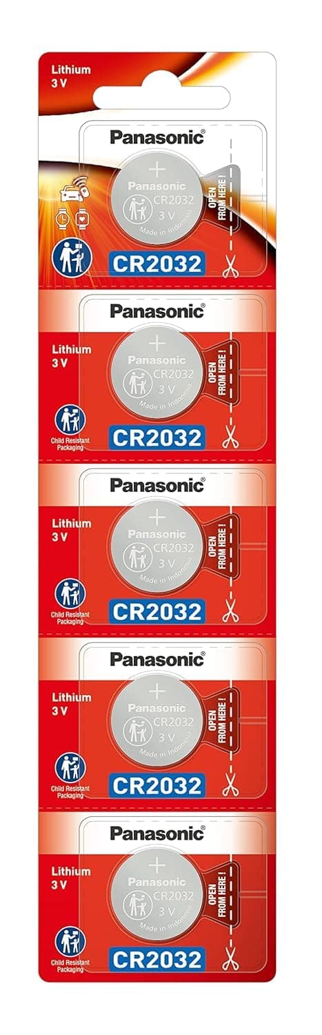 CR-2032/5BE Lithium Coin Battery - Pack of 5