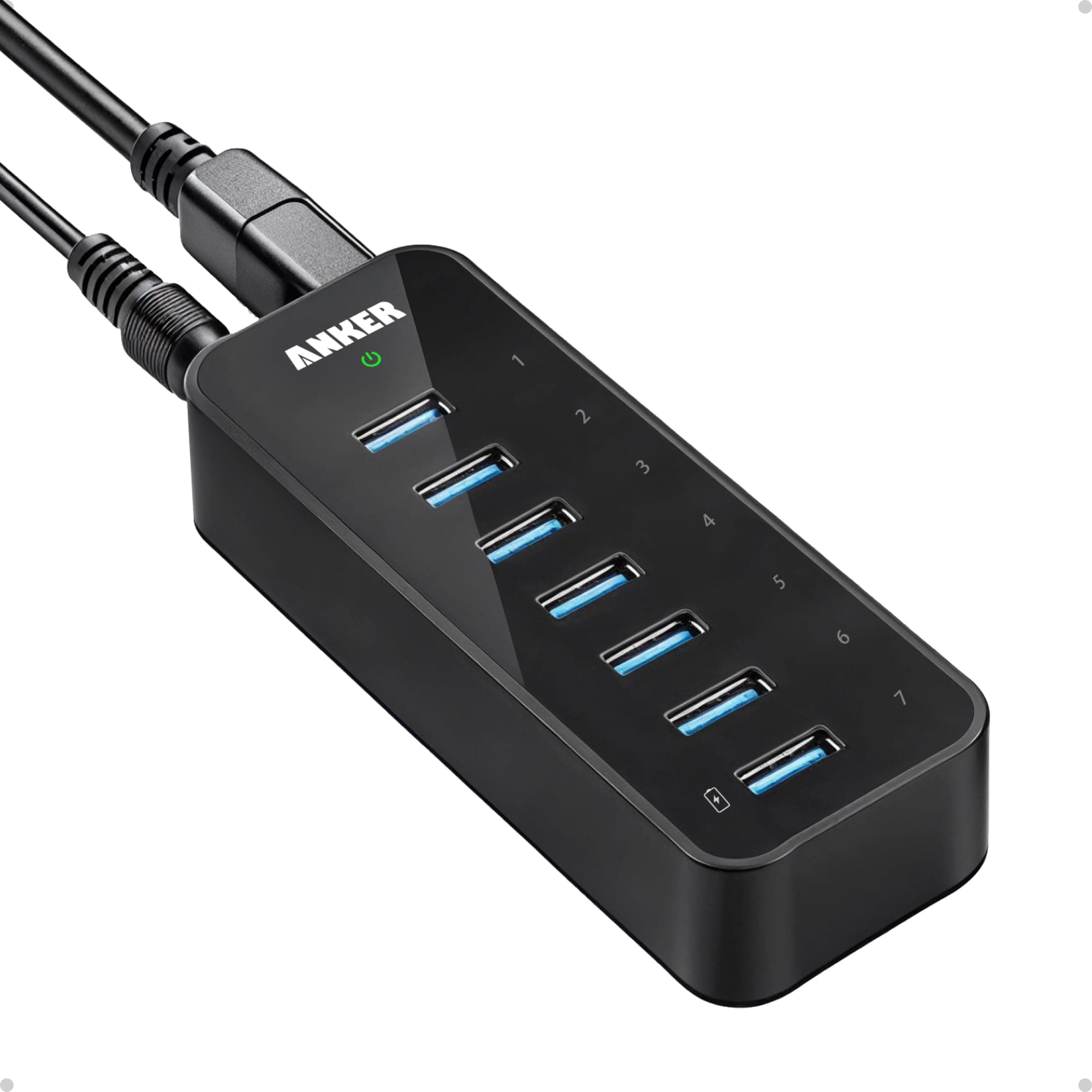 7-Port USB 3.0 Hub with Adapter