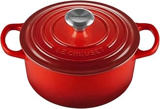 Enameled Cast Iron Signature Round Dutch Oven, 2 qt., Cerise