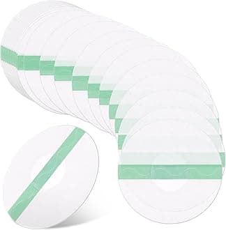 50 Pack Sensor Covers, Compatible with Freestyle Libre 1/2/3, Waterproof Adhesive CGM Patches Transparent Breathable Glucose Monitor Protector On The Center Long Lasting Without Hole, for Swimming.