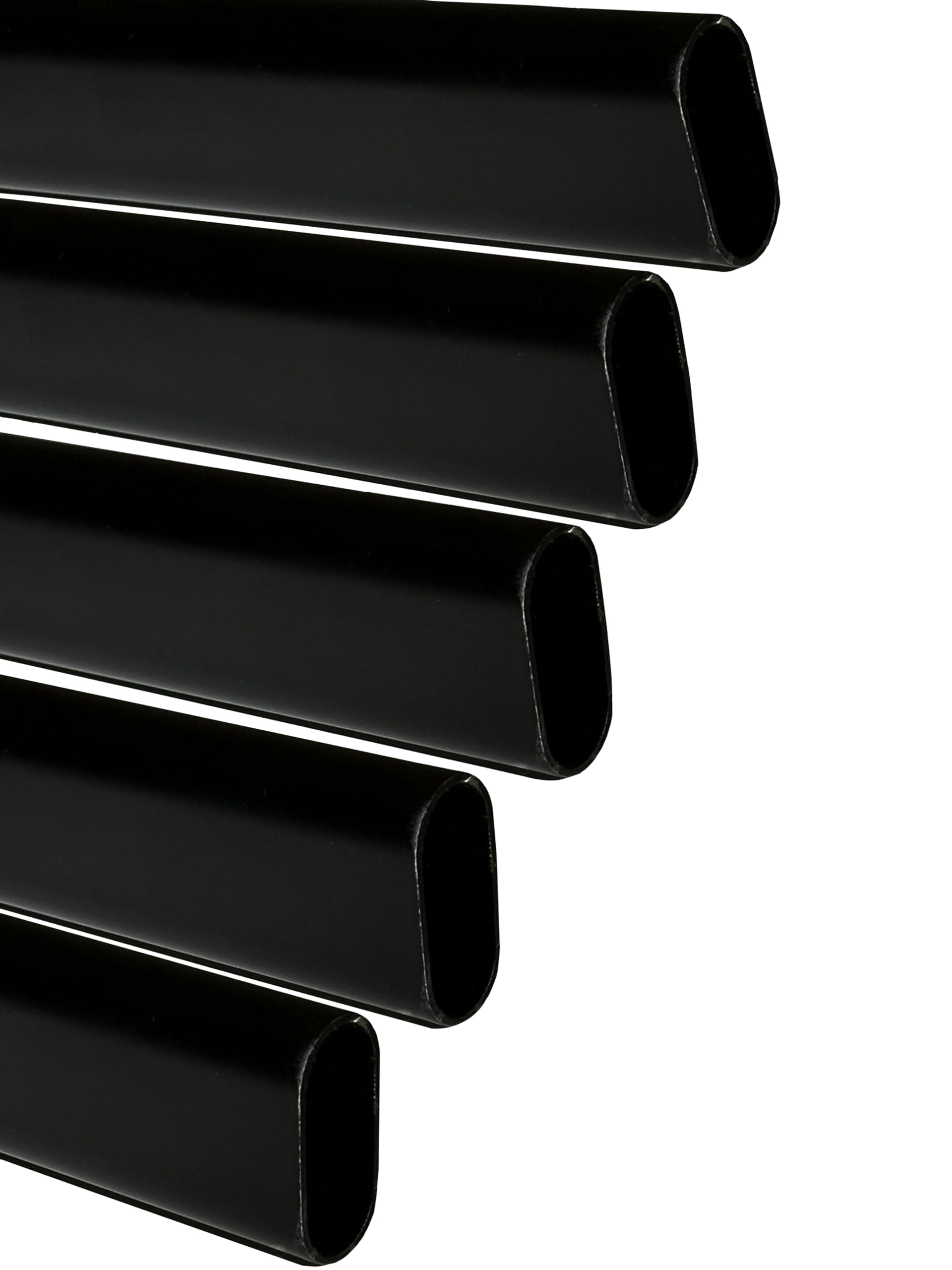 Oval Closet Rod - 94" - Black - 5 Pack