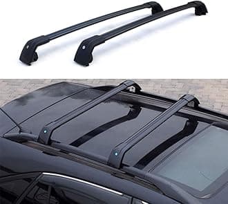 UDP 2Pcs Fits for Mitsubishi ASX Outlander Sport 2010-2020 Black Adjustable Crossbars Cross Bars Lockable Roof Top Rail Luggage Cargo Carrier Rack