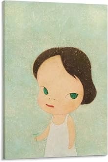 Nara Yoshitomo Artwork Printing Poster (34) Home Decor Poster Wall Art Hanging Picture Print Bedroom Decorative Painting Posters Room Aesthetic 20x30inch(50x75cm)