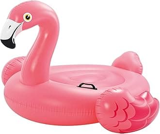 Inflatable Flamingo Ride-On, Pink, 57558