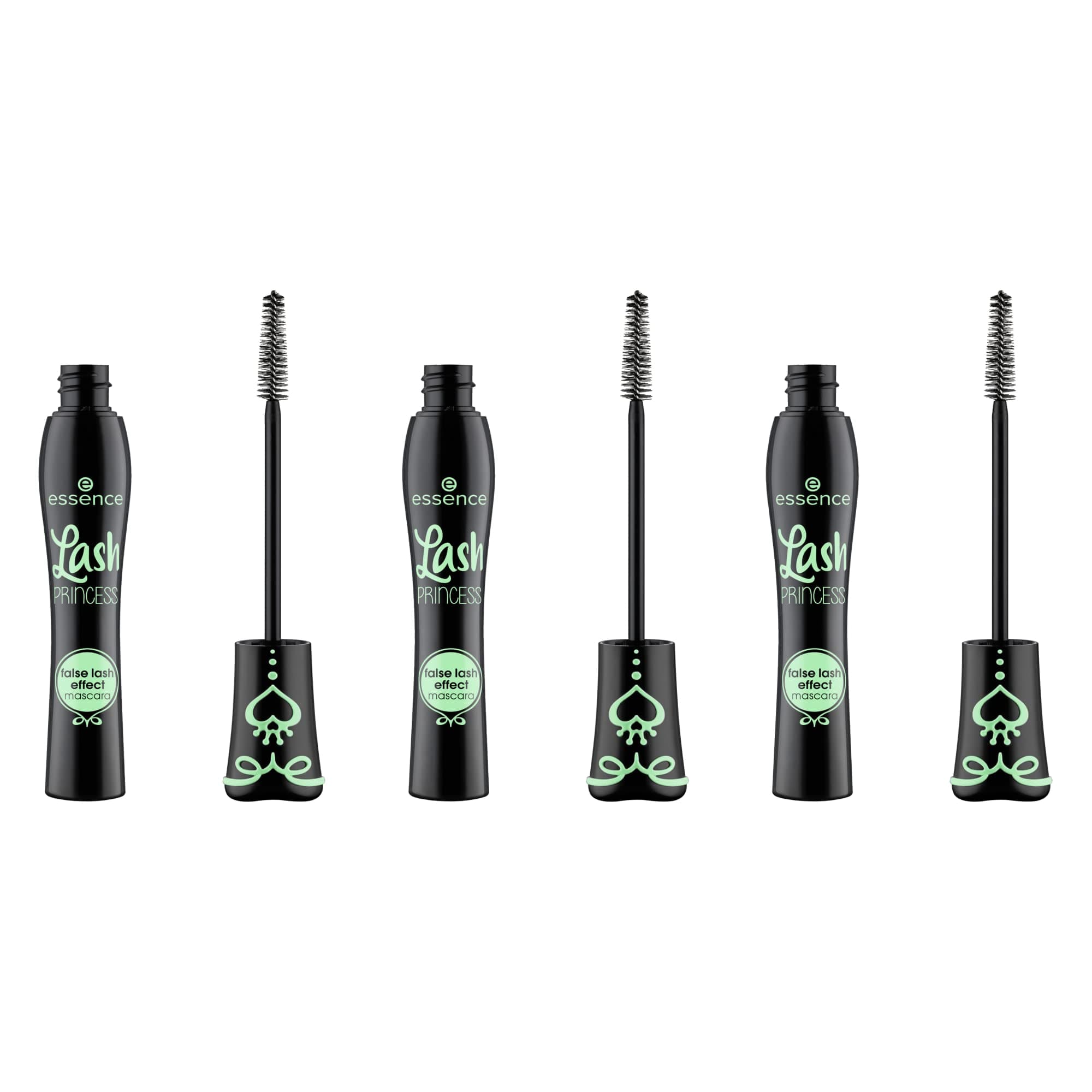 Lash Princess False Lash Effect Mascara – Black, Defining & Volume-Shaping, Long-Lasting, Smudge-Proof, Clump-Free, Vegan, Perfume-Free, Ophthalmologist-Tested – Pack of 3 (3 x 12 ml)
