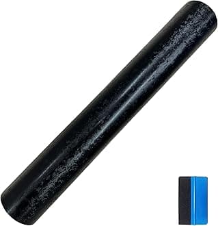 Forged Carbon Fiber Black Vinyl Wrap Sticker Free Bubble Air Release DIY Decal Car Auto Vehicle Morotcycle Self Adhesive (Black, 30cm x 150cm)