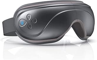 【February 2025 Nikkei Newspaper Feature】RENPHO Eyeris 2 - Eye Warmer - Gray Second Generation 4D Relaxation Double Airbag Technology Equipped 3D Air Push Eye Beauty Treatment Protein Skin Material +