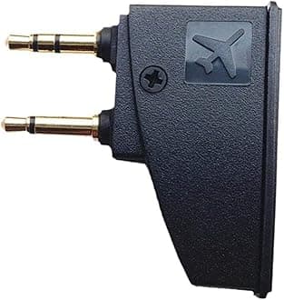 Airline Airplane Flight Aviation Headphone Adapter Plugs to 3.5mm Jack for Boes QuietComfort 35 QuietComfort 20 QuietComfort 25 QC3 QC20 QC25 AE2 AE2I OE2