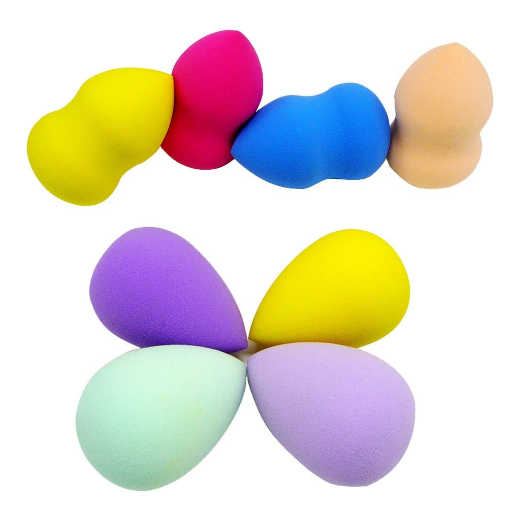 AKAGO(TM) 8pcs Flawless Makeup Blender Foundation Puff Multi Shape Sponges