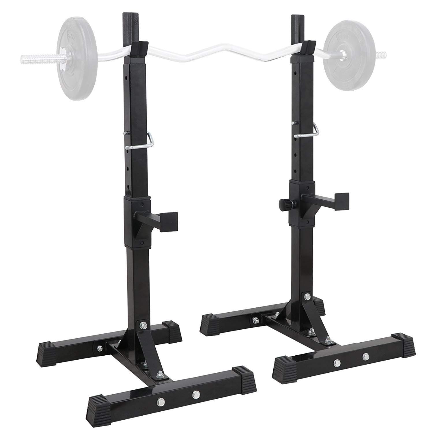 Adjustable Squat Rack Squat Rack Barbell Free Bench Press Portable Dumbbell Rack
