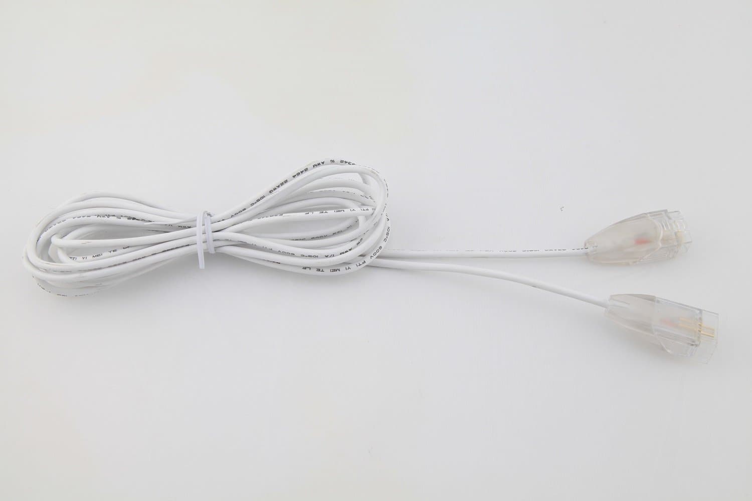 3 Pin Interconnect Cable for Under Cabinet Lighting Color Temperature Turnable, 5ft 1.5meter, White Color, for BSLDO6-AFT