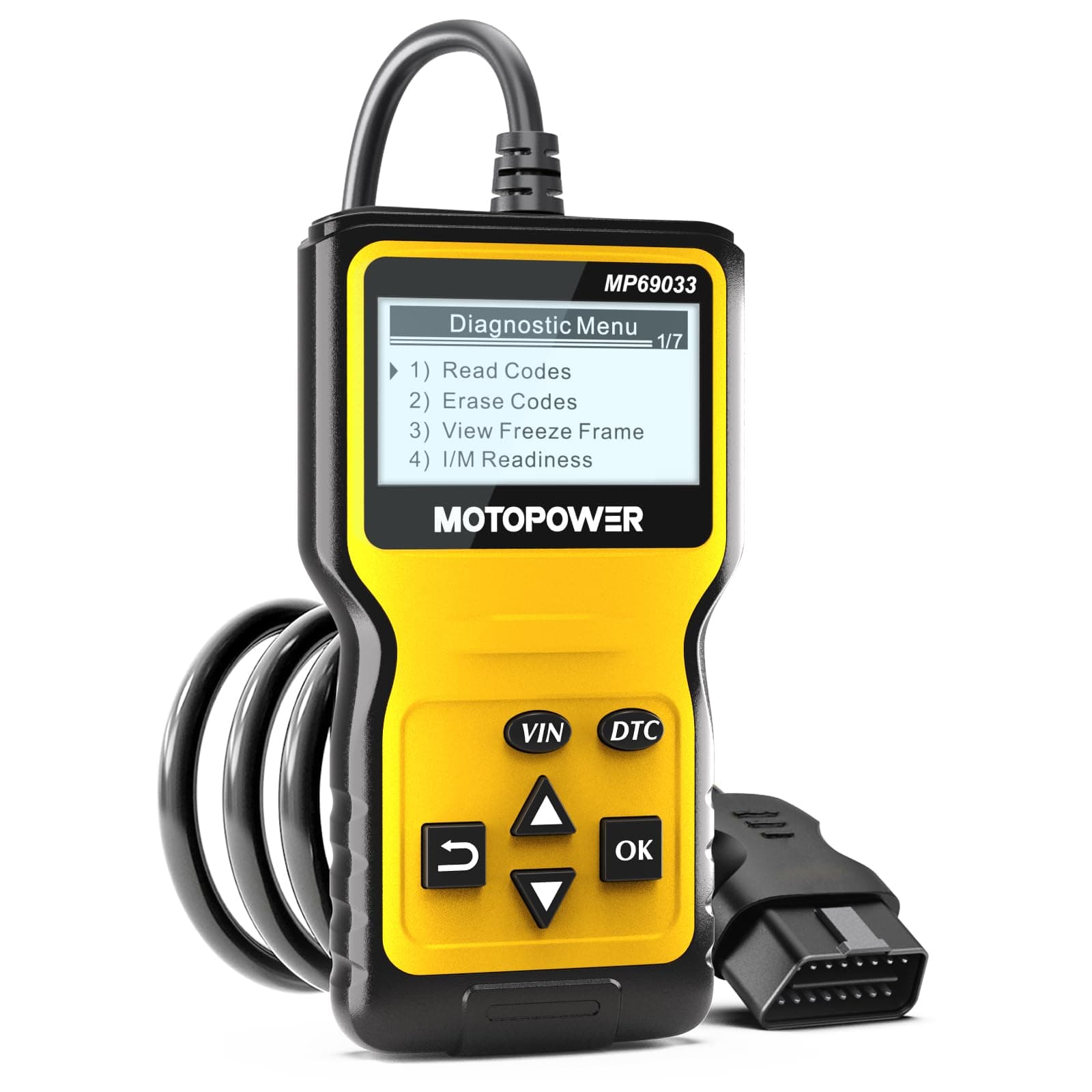 MOTOPOWER MP69033 OBD2 Scanner Car Engine Fault Code Reader Engine System Diagnostic Tools