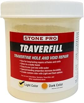 Traverfill - Travertine Hole and Void Repair - 1 Pound - Light