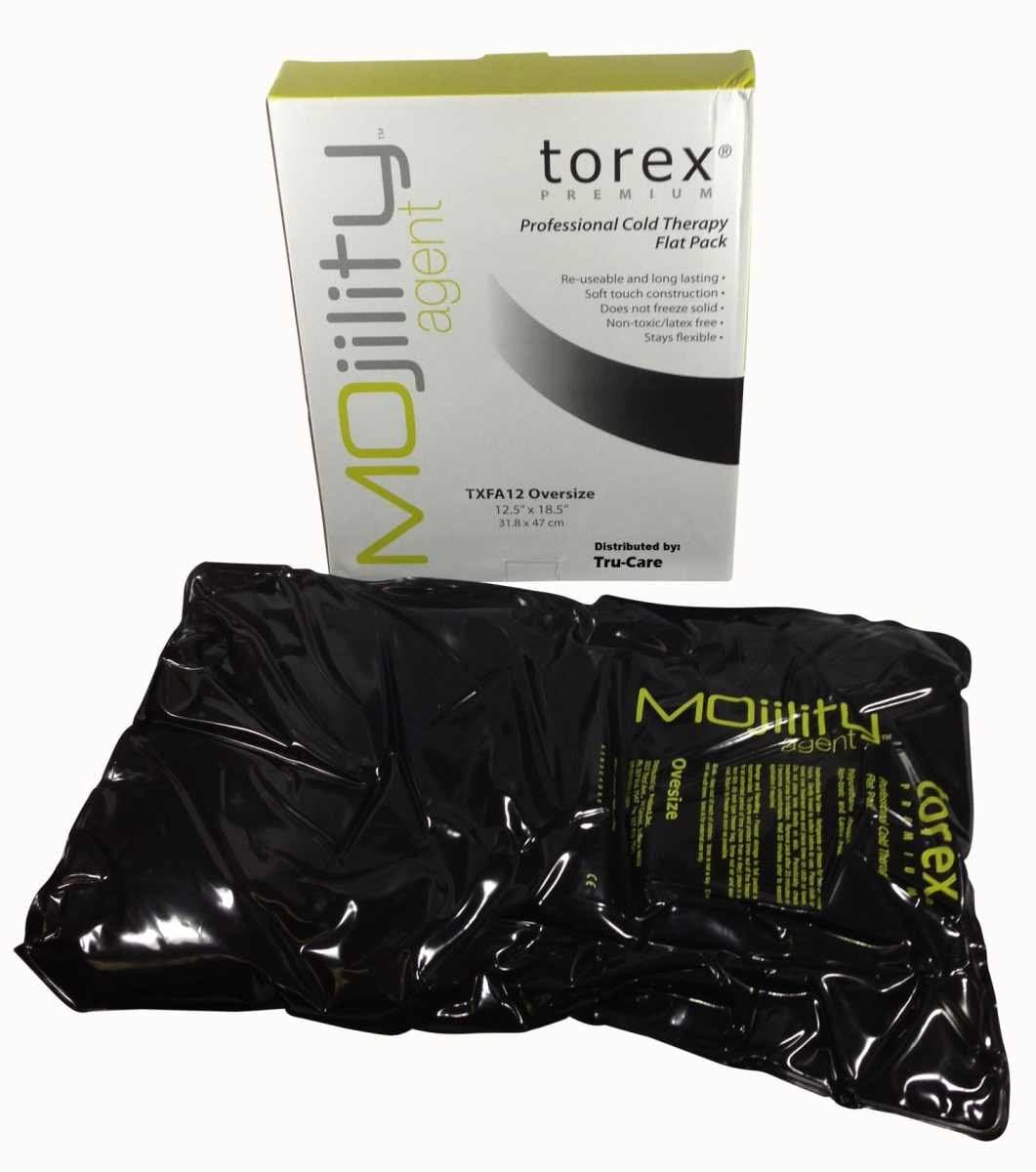 Torex Professional Cold Therapy Flat Pack - Black - Oversized - 12.5" x 18.5"