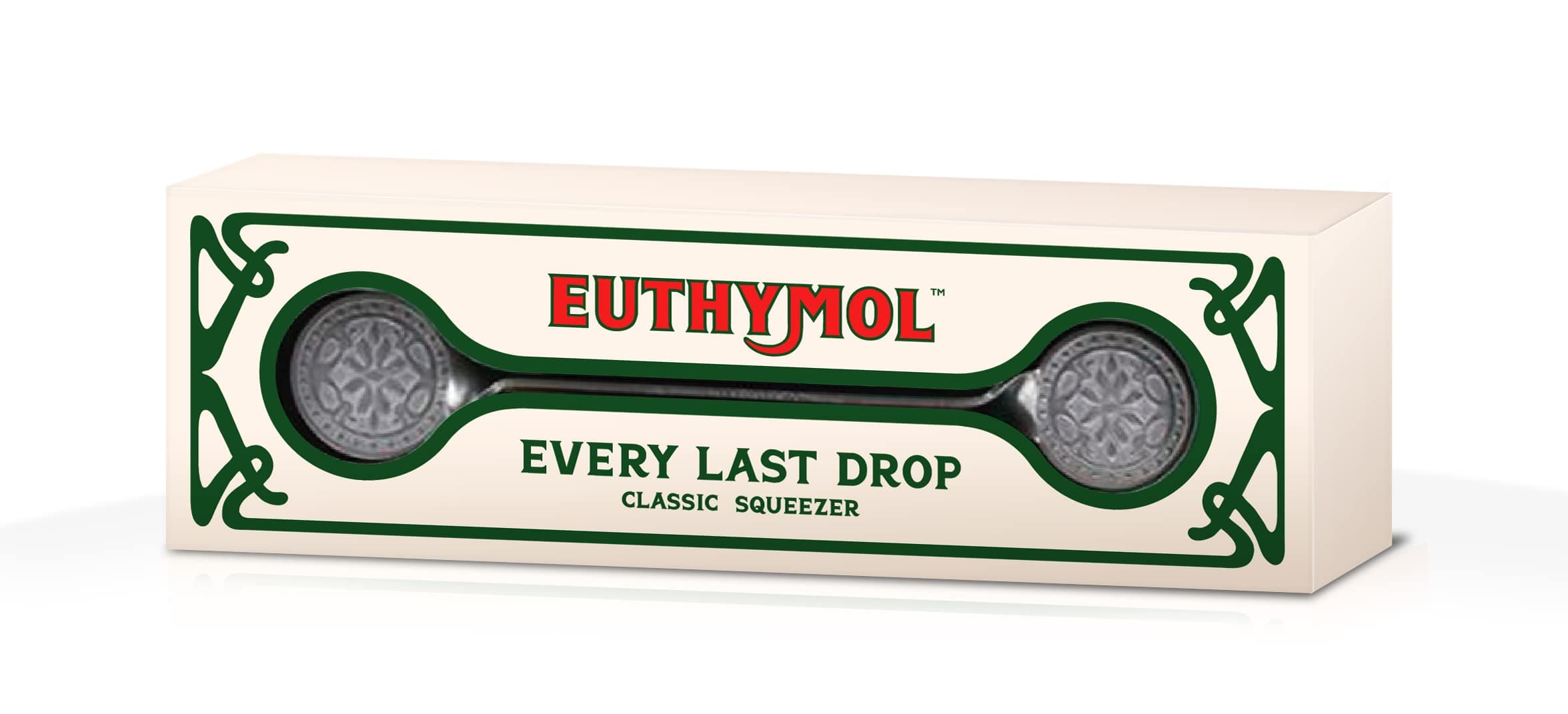 Euthymol Classic Toothpaste Squeezer, Tuber Roller Dispensers for Plastic & Metal Toothpaste Tubes, Bathroom Accessory for Easy Squeezing -1 Packs