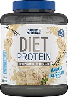 Applied Nutrition Diet Whey - High Protein Powder Supplement, Low Carb & Sugar, for Weight Management with CLA, L Carnitine, Green Tea (1.8kg - 72 Servings) (Vanilla)