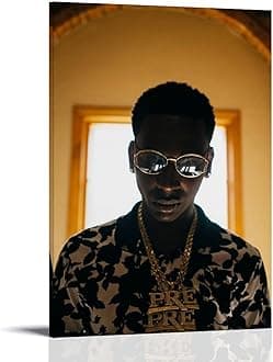 GPWDIEJB Young DolphPoster Canvas Art Oil Painting Wall Painter Home Music Album Celebrity Painting Classical Decorative Wall ArtFrame-style-2816x24inch(40x60cm)