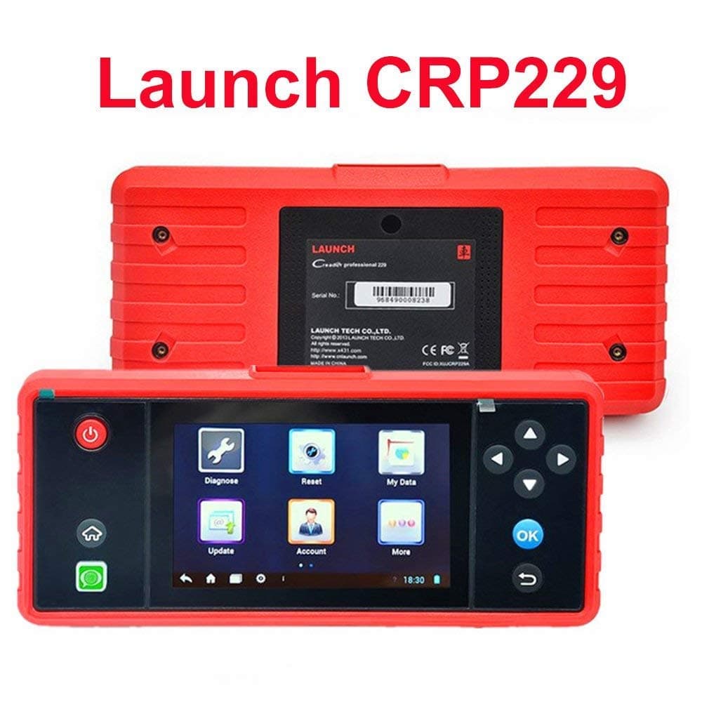 ICARSCANNER Launch x431 Creader CRP229 Touch 5.0" Android System OBD2 Full Diagnostic Auto Code Scanner for All Car System ENG,AT,ABS,SAS,IPC,BCM,Oil Service Reset (launch crp229)