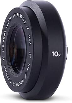 Moment 10x Macro Lens – T-Series & M-Series Mobile Lens for iPhone, Pixel & Galaxy – Capture Extreme Close-Ups (T-Series)