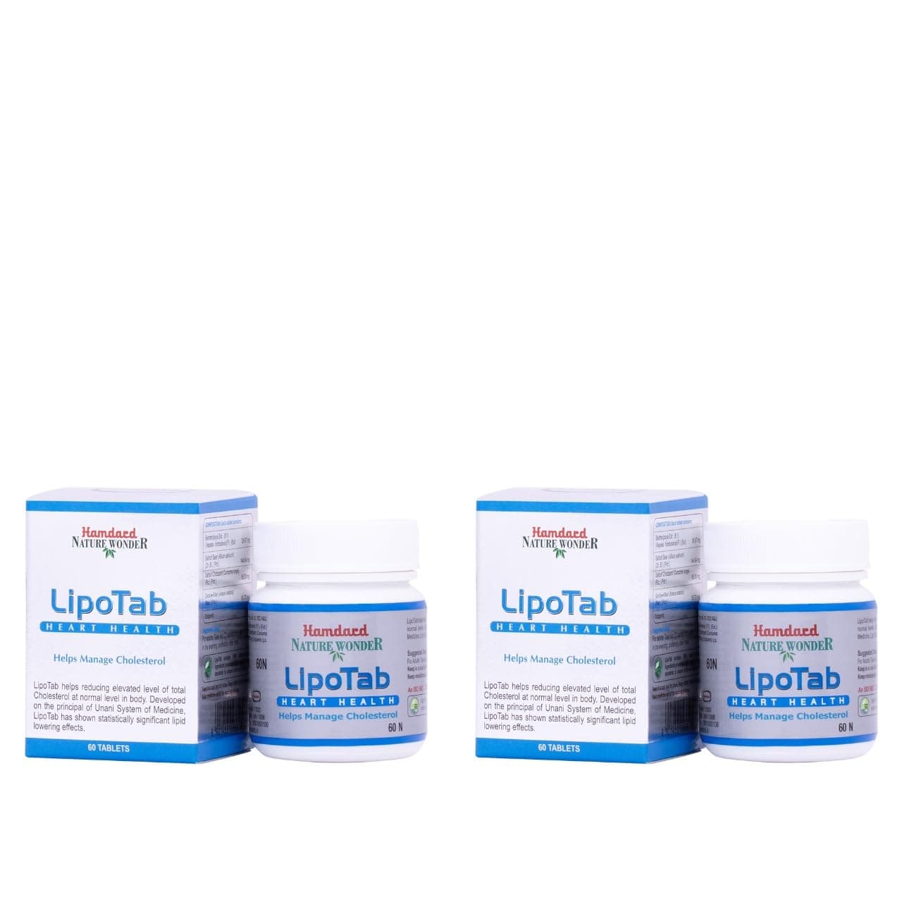 Lipotab, White, 60 Count | Pack of 2