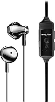 Waytronic Phone Recorder Bluetooth Call Voice Recording Headset Skype Facebook Whatsapp Video Audio Recording only for iPhone (3.5 mm Plug)