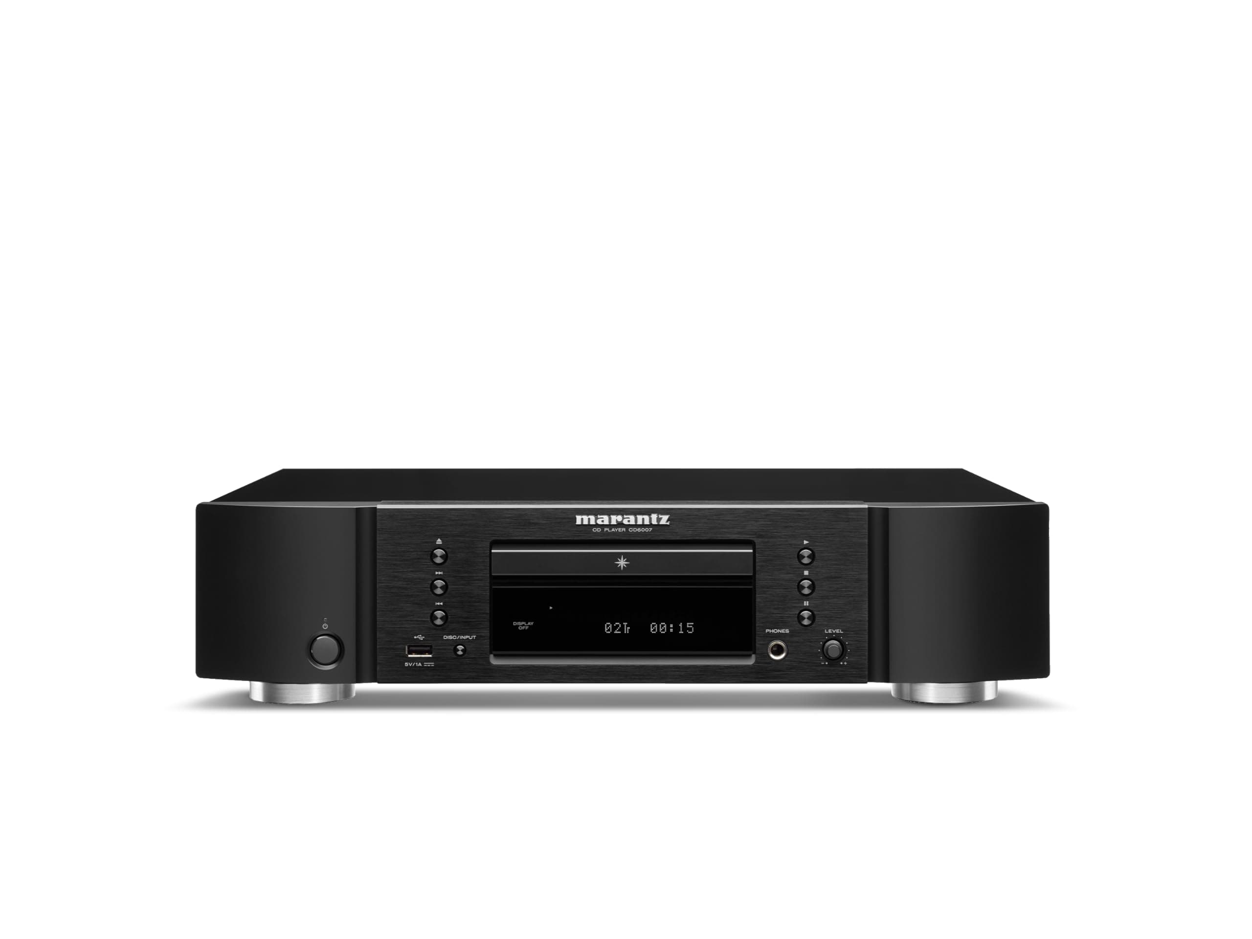 CD6007 Single Disc CD Player with USB Port (Black)