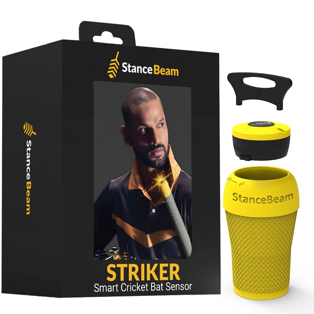 - StanceBeam Striker, Cricket Bat Sensor, Auto Capture Videos Using Phone Camera, Batting Practice Equipment, Bat Speed Sensor, Plastic